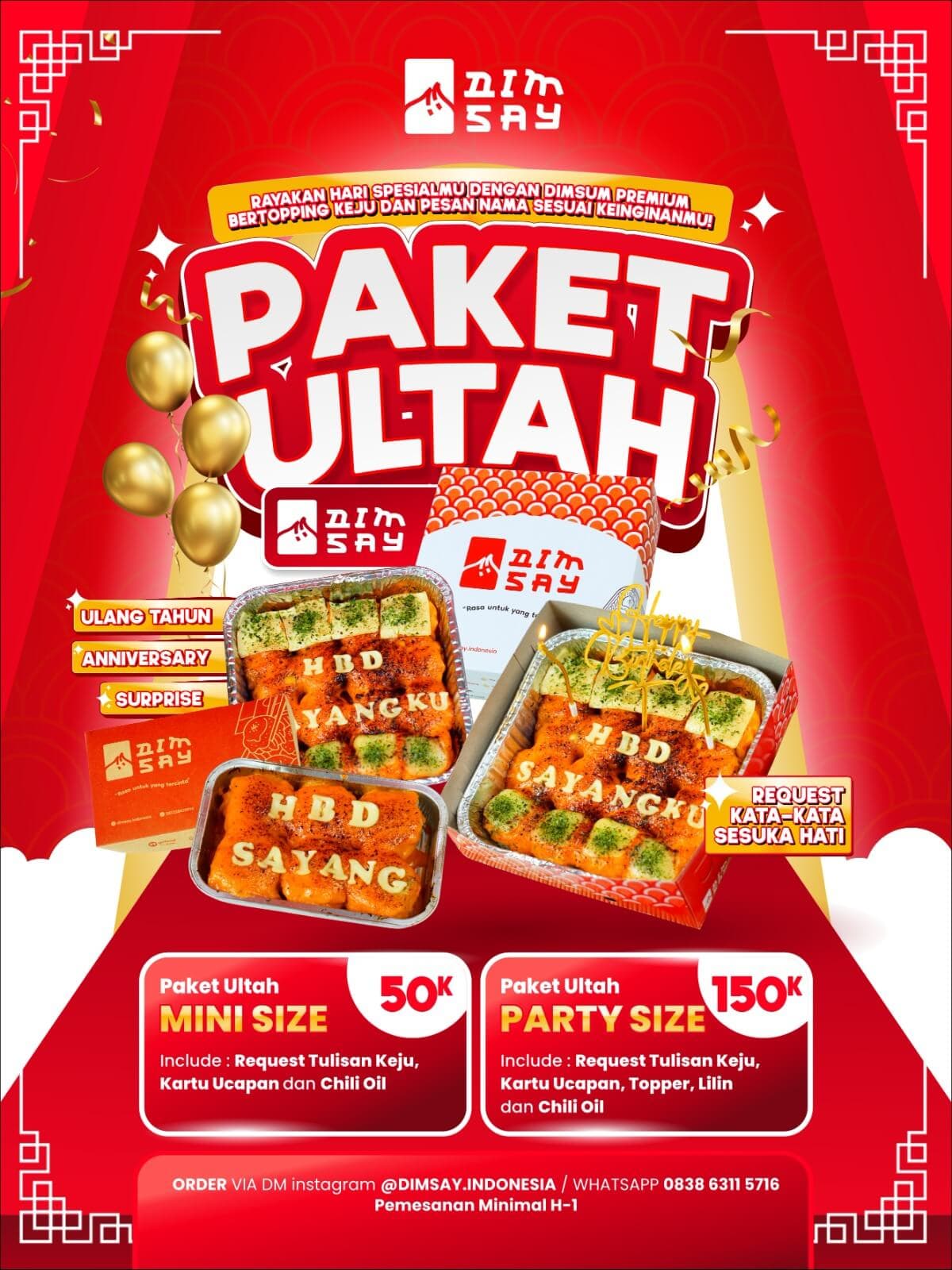 Paket Ulang Tahun Dimsay Indonesia